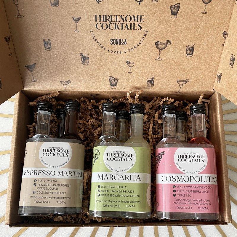 Threesome Ready-to-Mix Cocktails Combo | SoNo 1420 Spirits