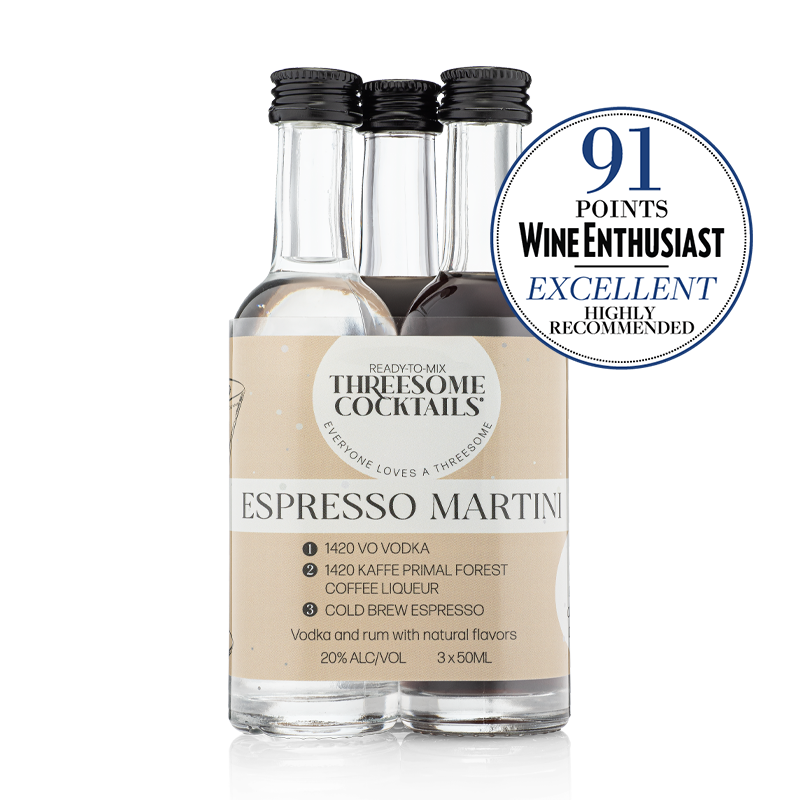 Threesome Espresso Martini | Ready-to-Drink Craft Cocktail – SoNo 1420