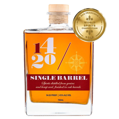 1420 Single Barrel Whiskey: GOLD WINNER SFWSC