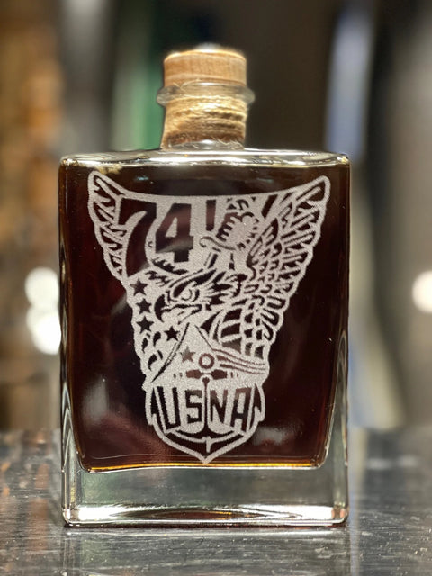 USMA Class of 1974 Class Crest Version Decanters