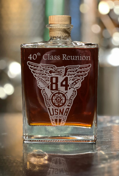 USMA Class of 1984 Class Crest Version Decanters