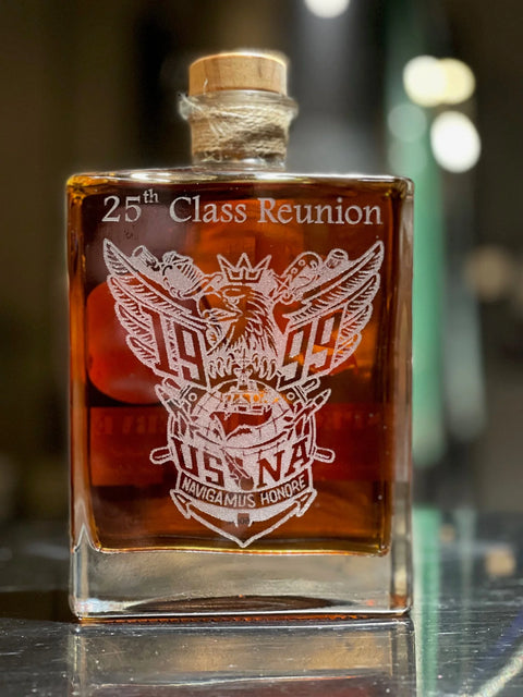 USMA Class of 1999 Class Crest Version Decanters