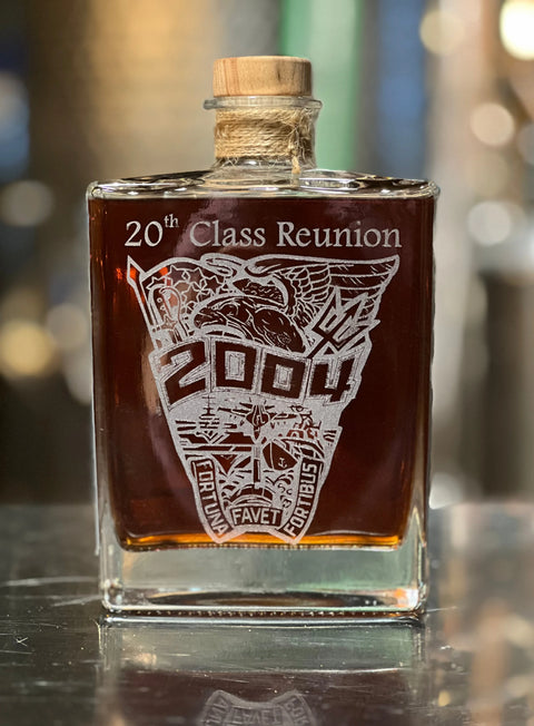 USMA Class of 2004 Class Crest Version Decanters
