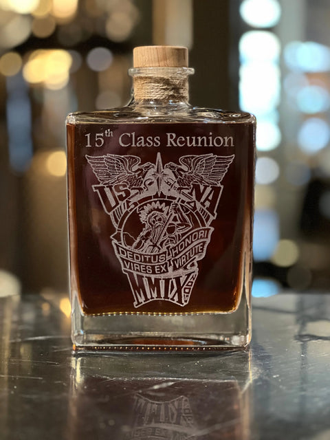 USMA Class of 2009 Class Crest Version Decanters