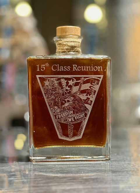 USMA Class of 2011 Class Crest Version Decanters Plus Glencairn Engraved Glasses