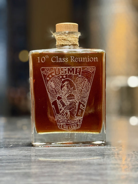 USMA Class of 2016 Class Crest Version Decanters Plus Glencairn Engraved Glasses
