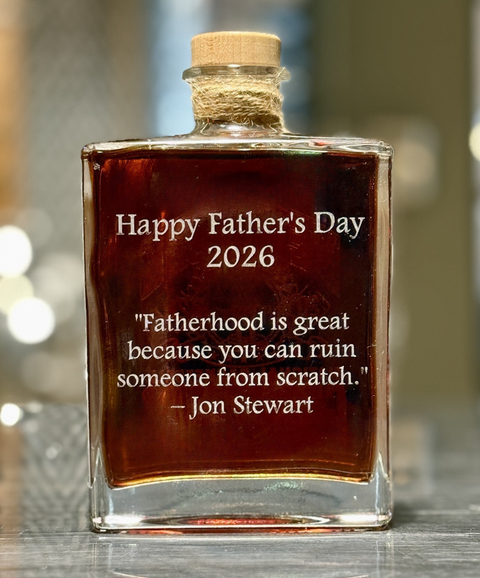 2026 Father's Day Engraved Whiskey Decanters