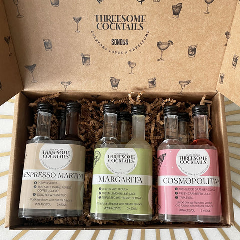 Gift Box of 3 - Threesome: Ready-to-Mix Cocktails - Combination