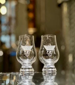 Glencairn USMA 1977 Engraved Glasses - Quantity of 2