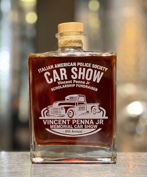 Italian American Police Society Whiskey Decanters
