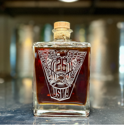 USMA Class of 2026 Class Crest Version Decanters Plus Glencairn Engraved Glasses